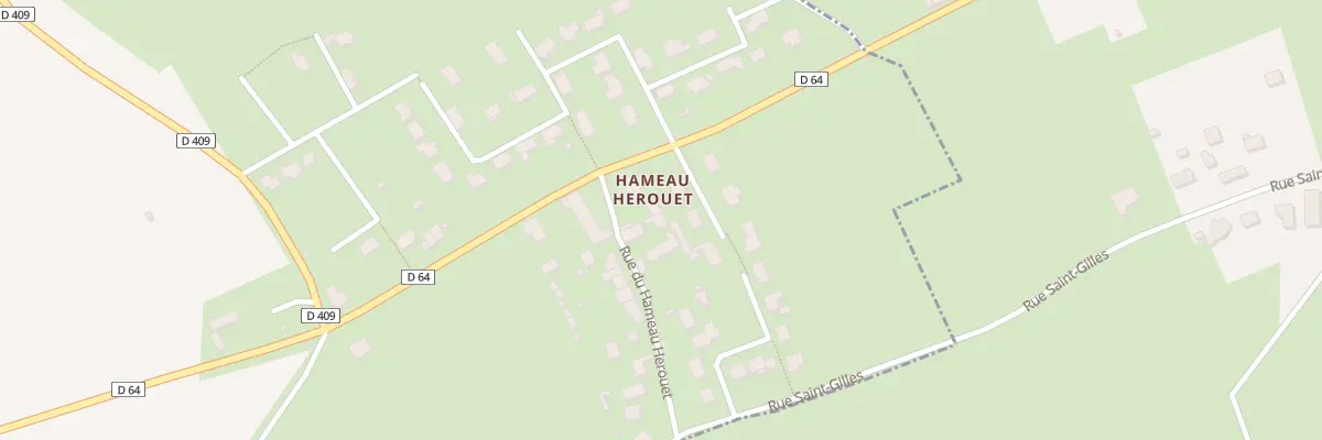 Plan du 13 Rue du Hameau Herouet à Nouainville