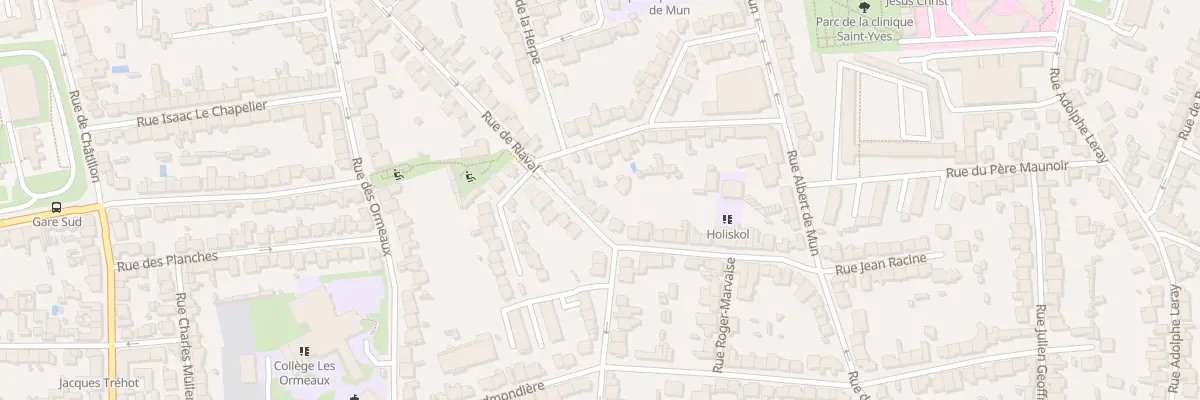 Plan du 31B Rue de Riaval à Rennes