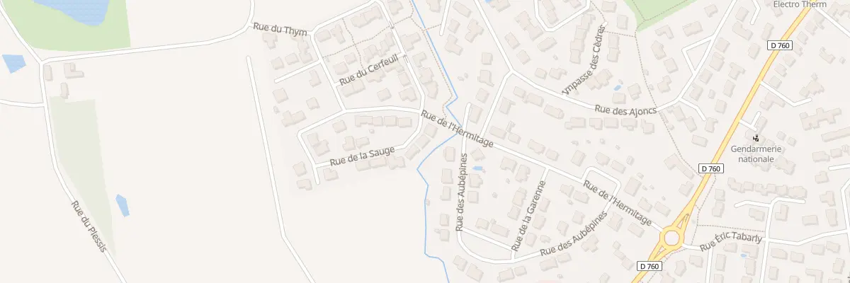 Plan du 3 Rue de la Sauge aux Achards