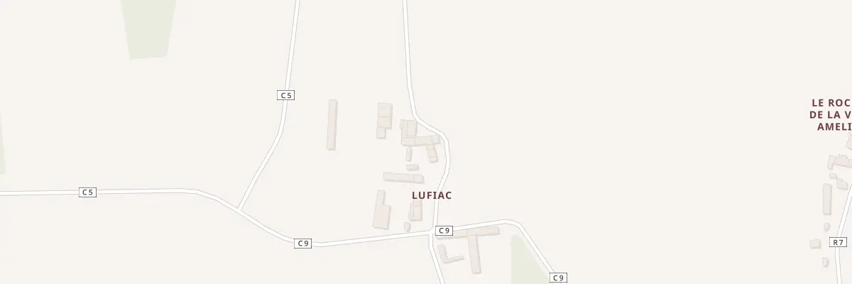 Plan du 5155 Lufiac à Broualan