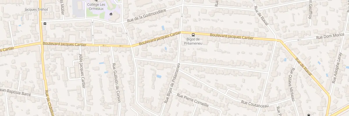 Plan du 24 Rue Bigot de Préameneu à Rennes