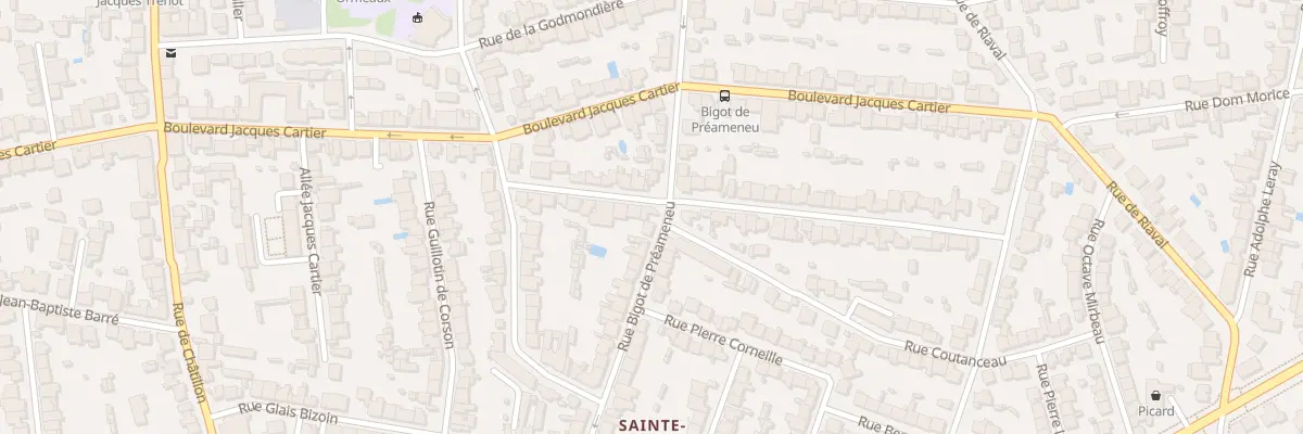Plan du 26 Rue Bigot de Préameneu à Rennes