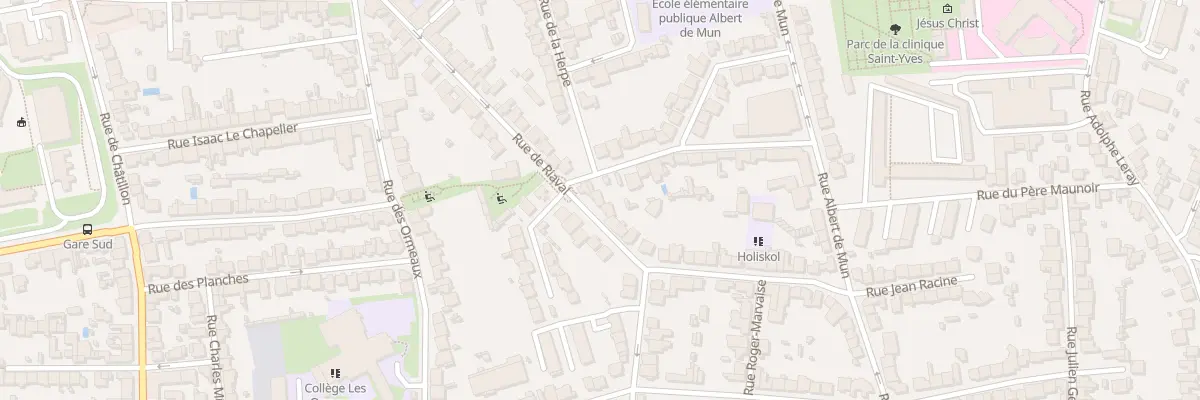 Plan du 29B Rue de Riaval à Rennes