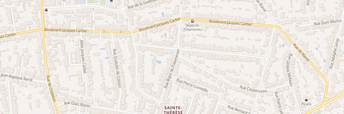 Plan du 26B Rue Bigot de Préameneu à Rennes
