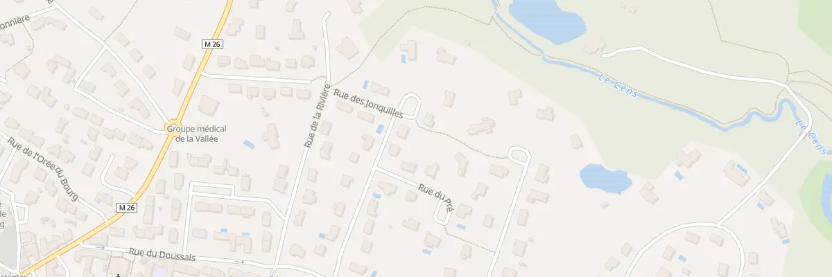 Plan du 14 Rue du Moulin Leveque à Sautron