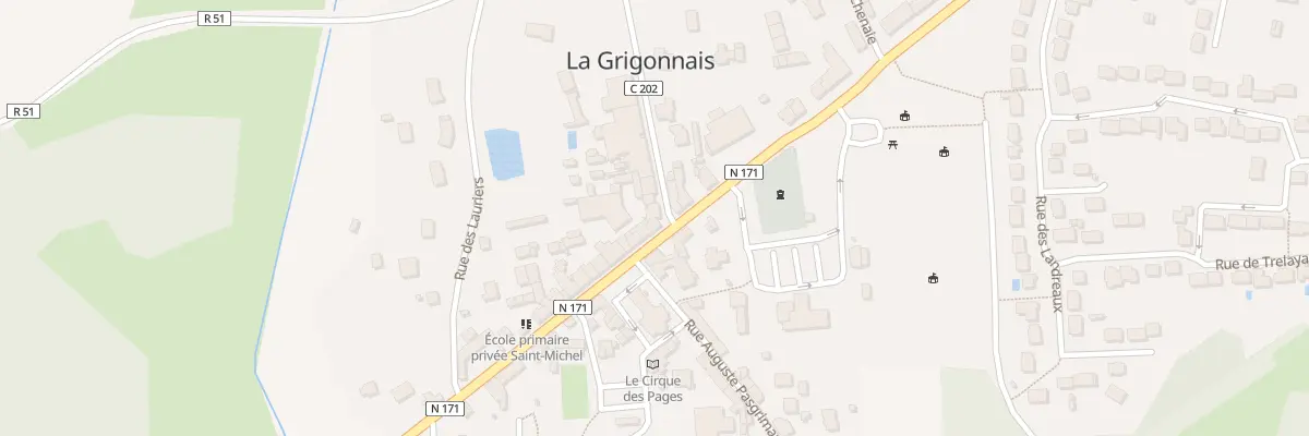 Plan du 1 Rue René Orion à La Grigonnais
