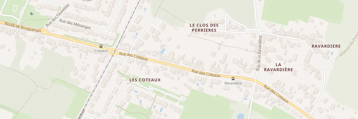 Plan du 82B Rue des Coteaux à Bouguenais