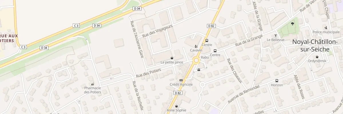 Plan du 4 Rue des Potiers à Noyal-Châtillon-sur-Seiche