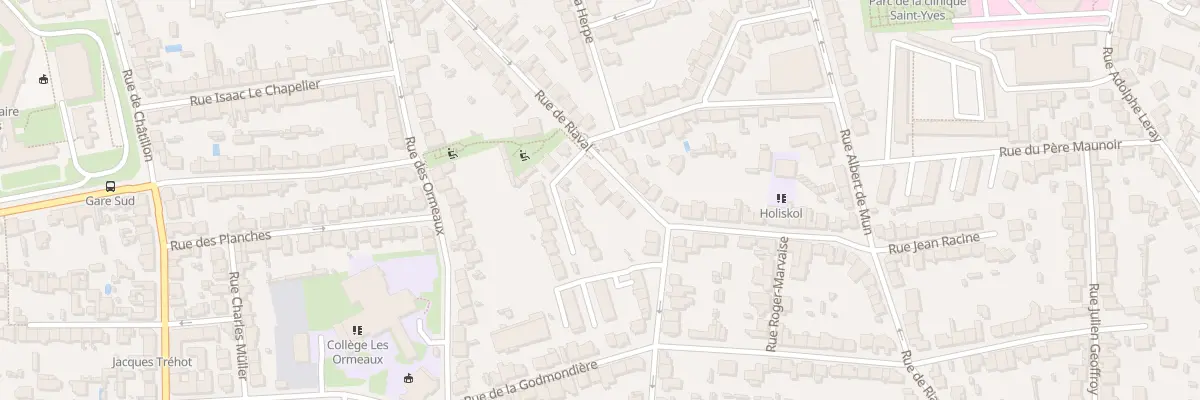Plan du 40 Rue de Riaval à Rennes