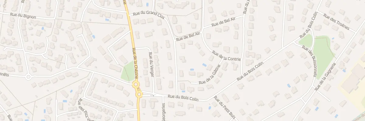 Plan du 6 Rue du Grand Clos à Sautron