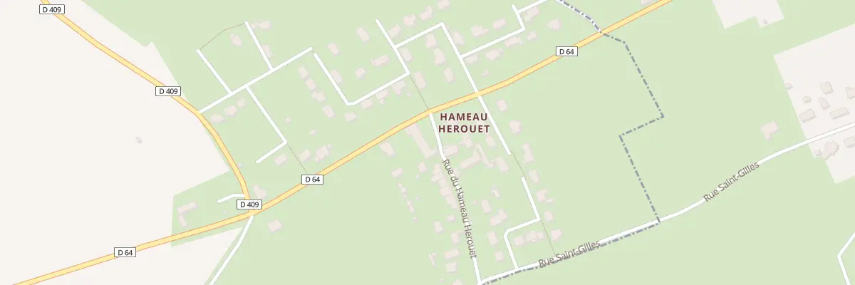 Plan du 10 Rue du Hameau Herouet à Nouainville