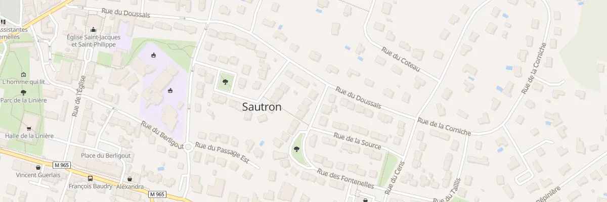 Plan du 3 Rue des Fontenelles à Sautron