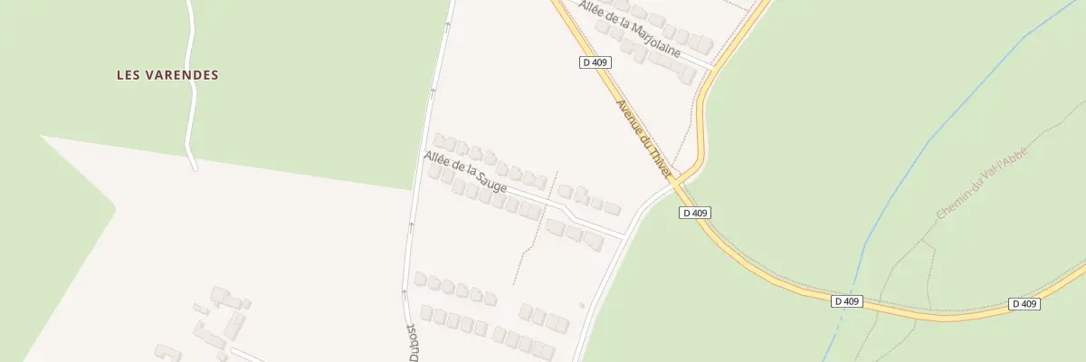 Plan du 10 All de la Sauge Equeurdrevill à Cherbourg-en-Cotentin