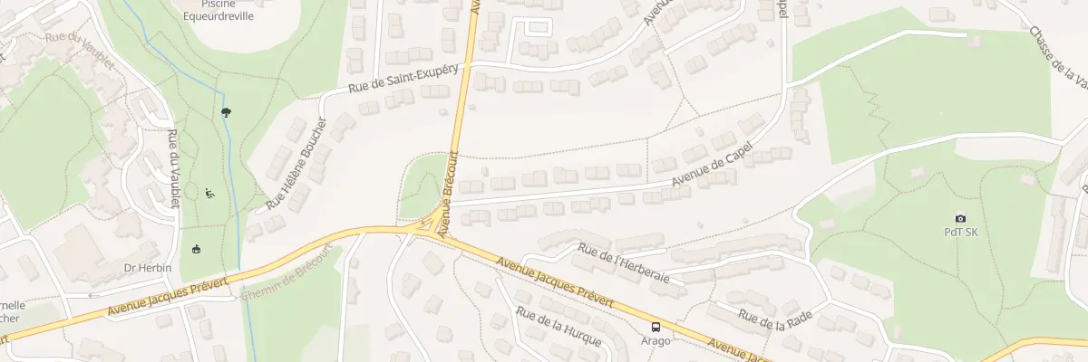 Plan du 36 Av de Capel à Cherbourg-en-Cotentin