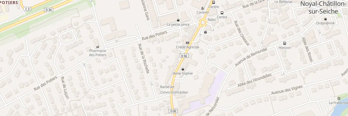 Plan du 25 Rue de Rennes à Noyal-Châtillon-sur-Seiche