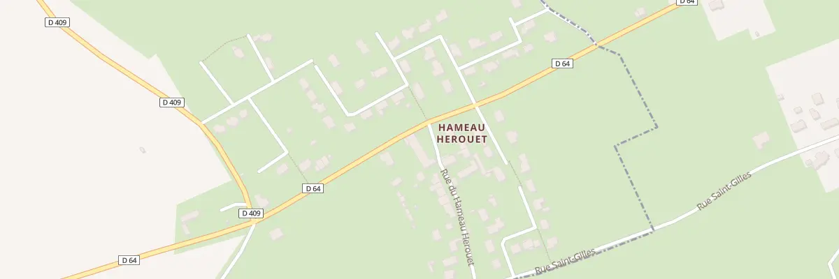 Plan du 8 Rue du Hameau Herouet à Nouainville