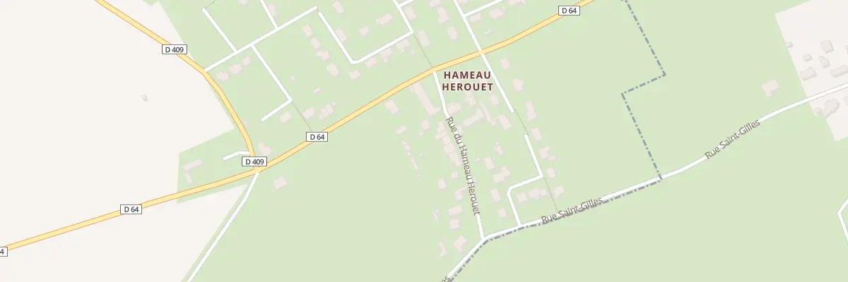 Plan du 14 Rue du Hameau Herouet à Nouainville