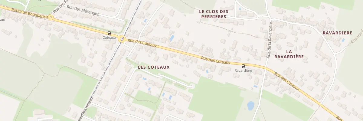 Plan du 65 Rue des Coteaux à Bouguenais