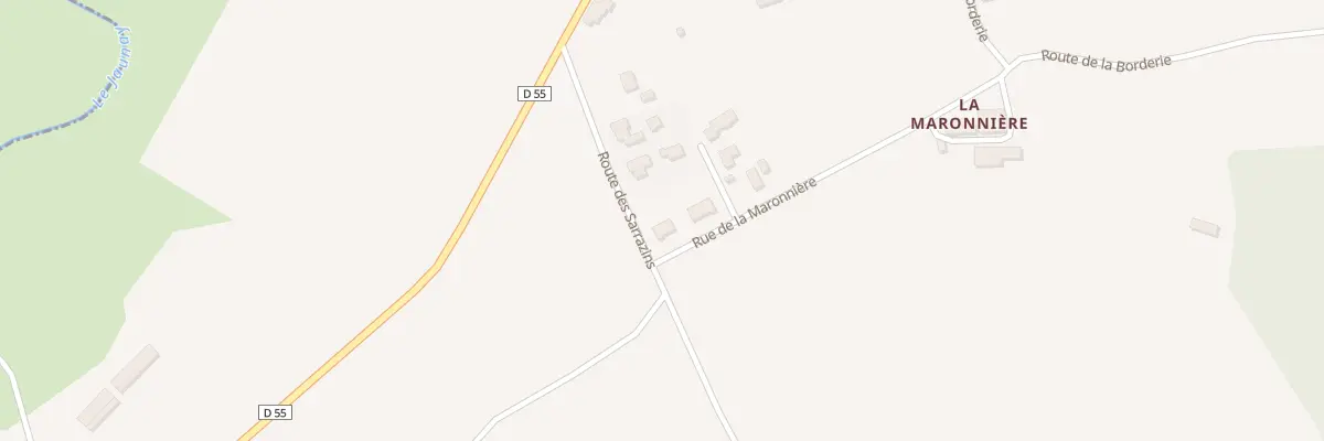 Plan du 1 Rue de la Maronnière à Martinet