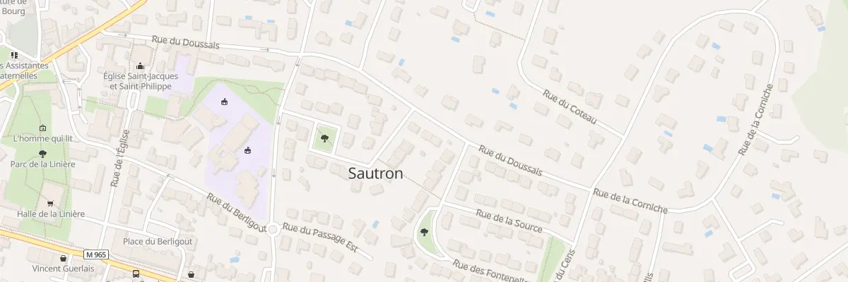 Plan du 19 Rue du Doussais à Sautron