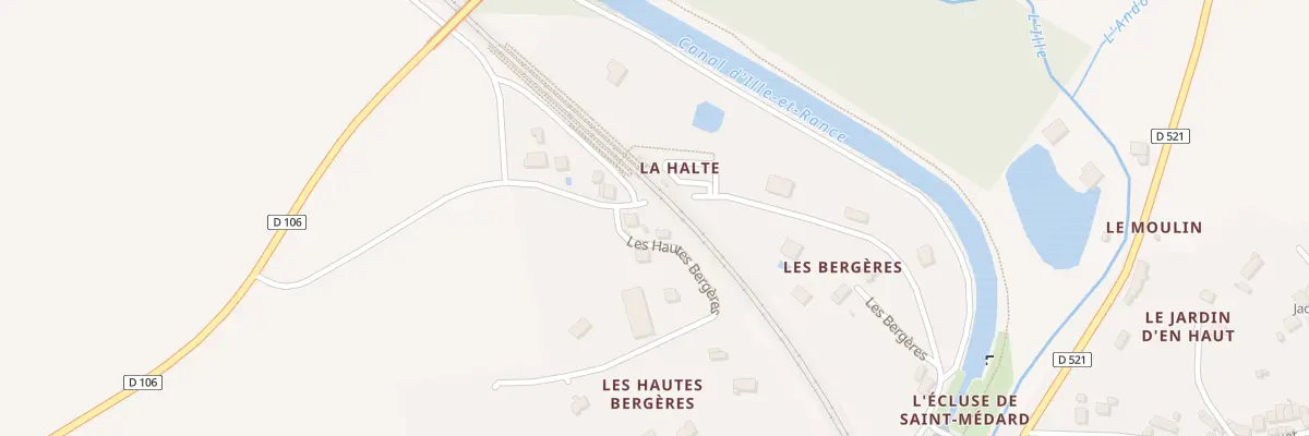 Plan du 5209 La Halte à Saint-Médard-sur-Ille