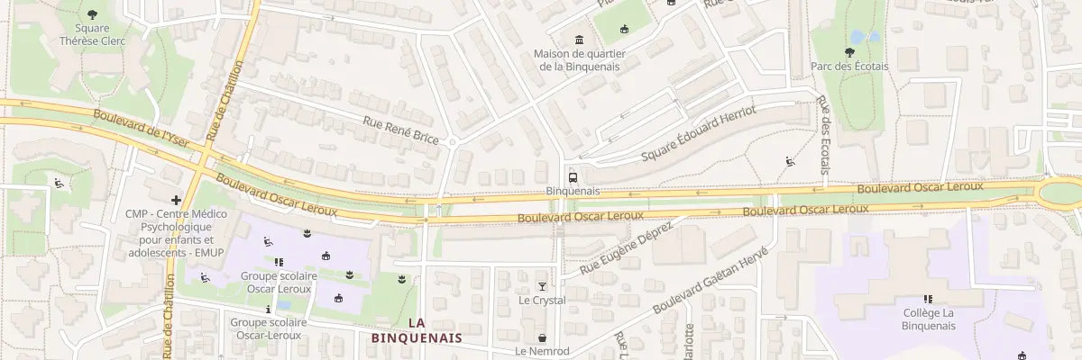 Plan du 39 Bd Oscar Leroux à Rennes