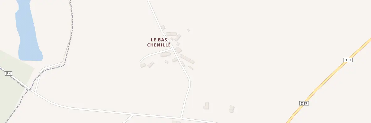 Plan du 8 Le Bas Chenillé à Saint-Léger-des-Prés
