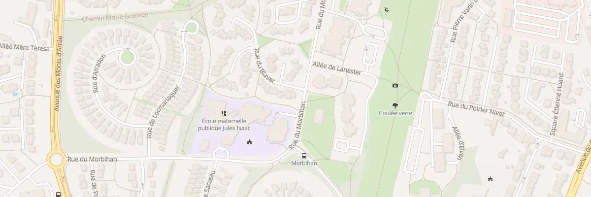 Plan du 1 Rue du Blavet à Rennes