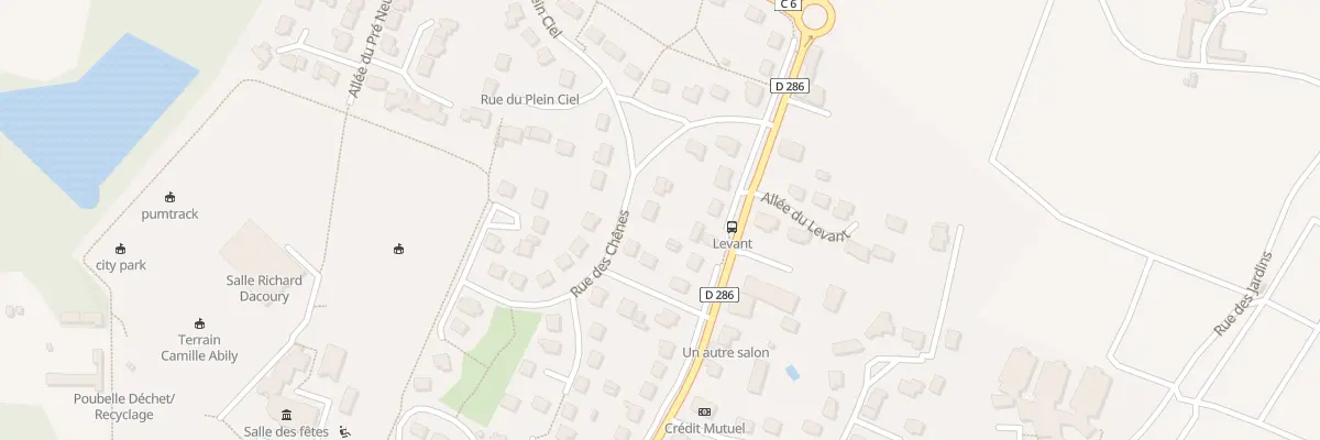 Plan du 3 Rue des Chênes à Orgères