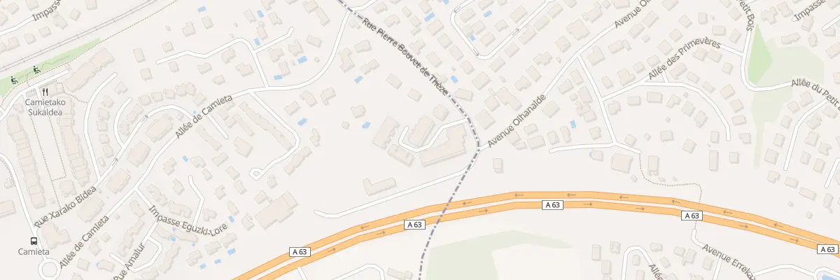 Plan du 12 Rue Pierre Bouvet de Thèze à Urrugne