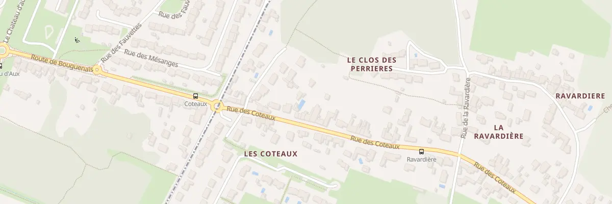 Plan du 94 Rue des Coteaux à Bouguenais