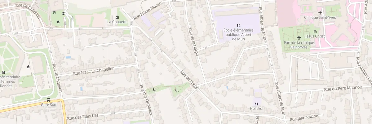 Plan du 17B Rue de Riaval à Rennes