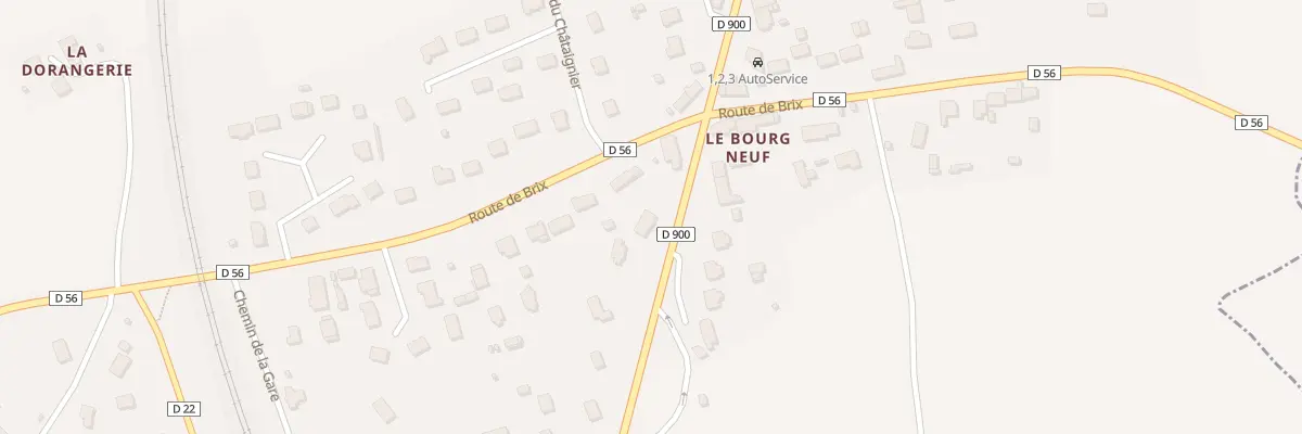 Plan du 9B Le Bourg Neuf à Couville