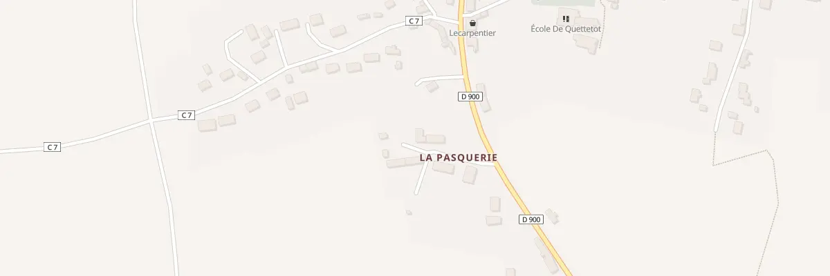 Plan du 78 Imp de la Pasquerie Quettetot à Bricquebec-en-Cotentin