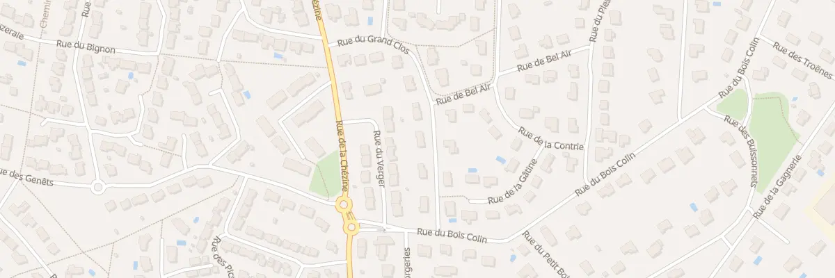 Plan du 5 Rue du Grand Clos à Sautron
