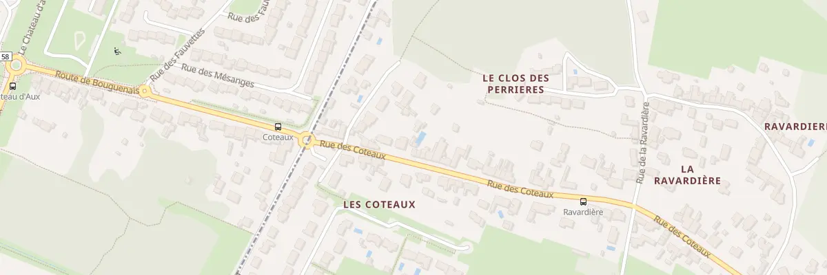 Plan du 96 Rue des Coteaux à Bouguenais