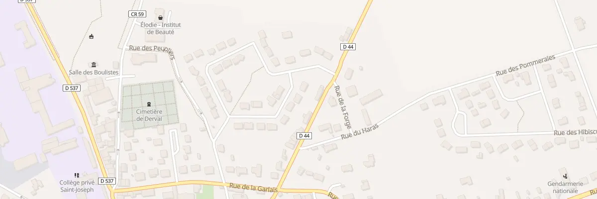 Plan du 14 Rue A Vivaldi à Derval