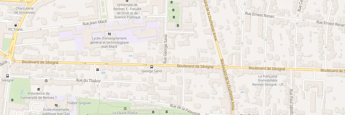 Plan du 49 Bd de Sévigné à Rennes