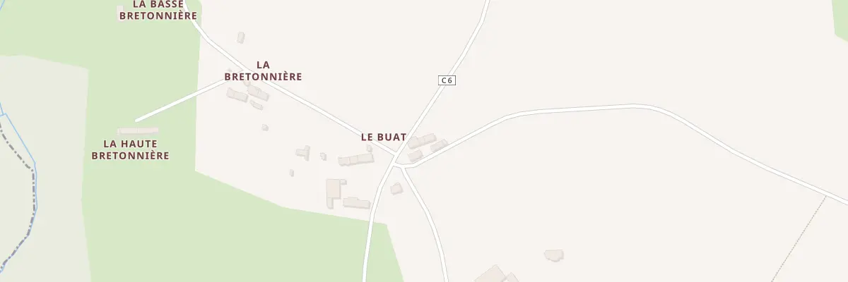 Plan du 5125 Le Buat à La Boussac