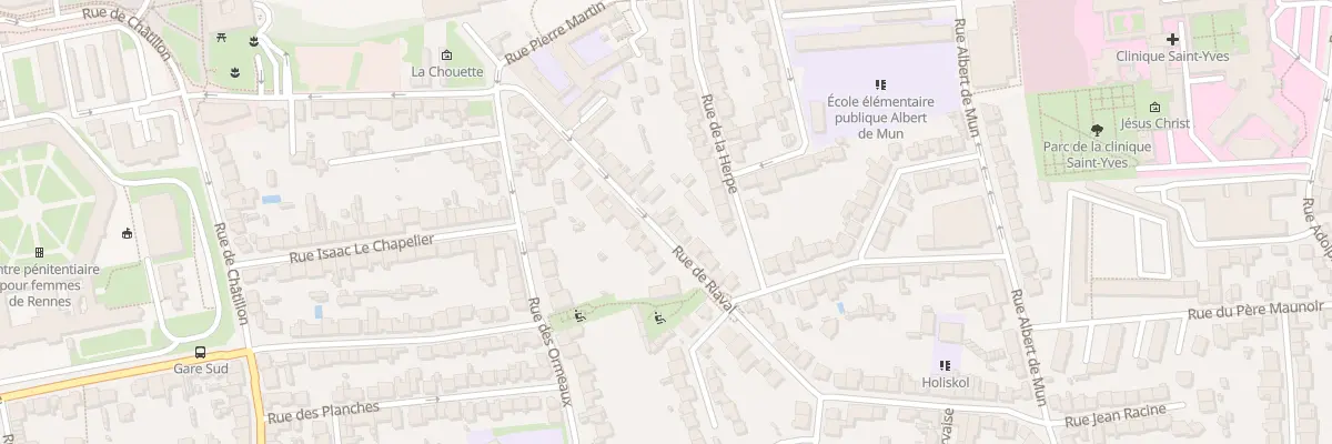 Plan du 17 Rue de Riaval à Rennes