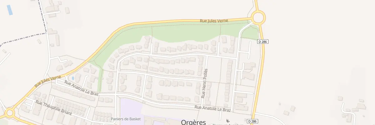 Plan du 30 Rue René-Guy Cadou à Orgères