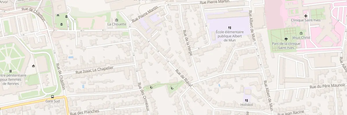 Plan du 15 Rue de Riaval à Rennes