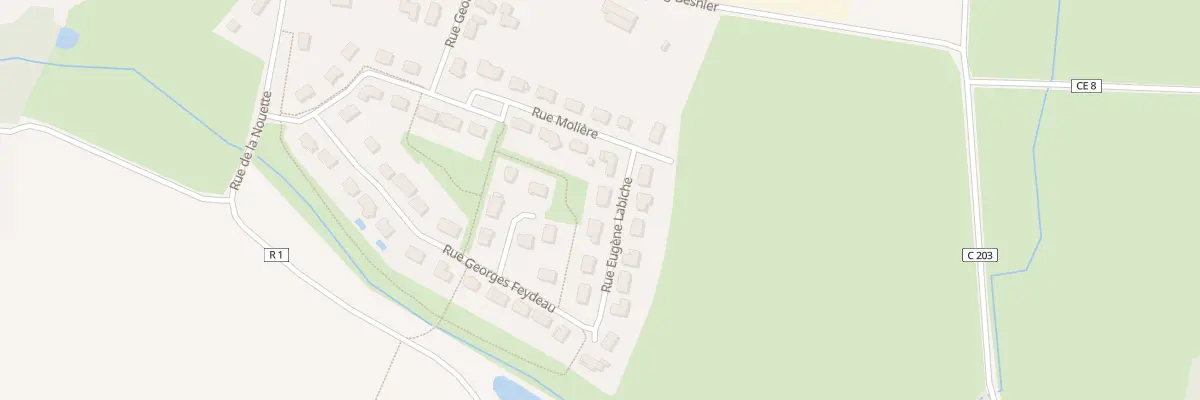 Plan du 7 Rue Eugene Labiche à La Chevallerais