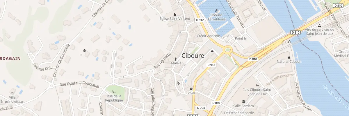 Plan du 15 Rue Agorrete à Ciboure