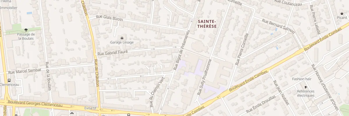 Plan du 58 Rue Bigot de Préameneu à Rennes