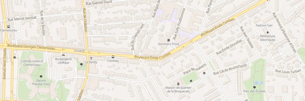 Plan du 87 Rue Bigot de Préameneu à Rennes