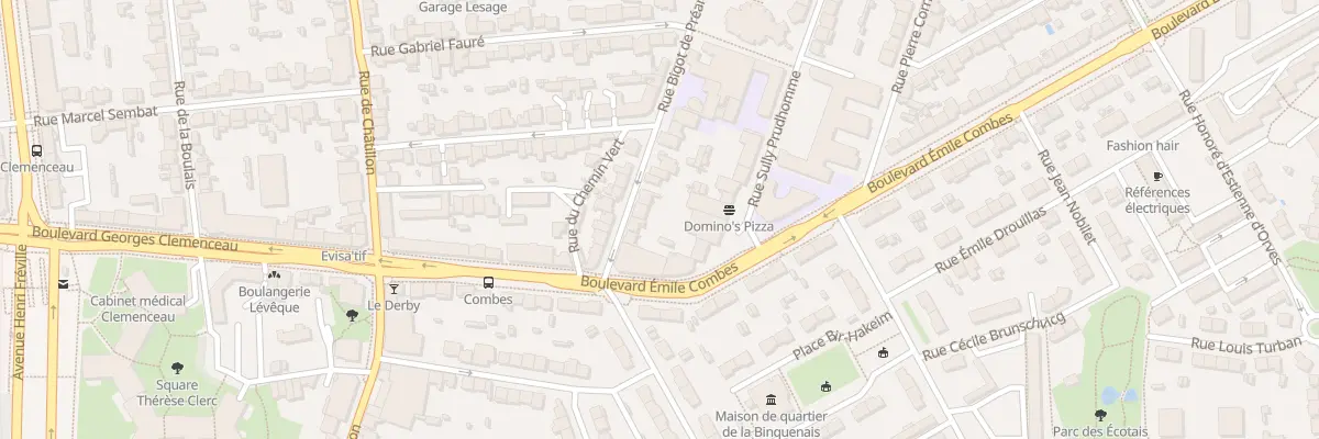 Plan du 81 Rue Bigot de Préameneu à Rennes