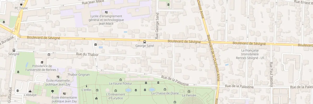 Plan du 48 Bd de Sévigné à Rennes