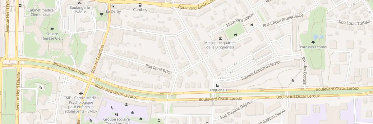 Plan du 39 Rue René Brice à Rennes