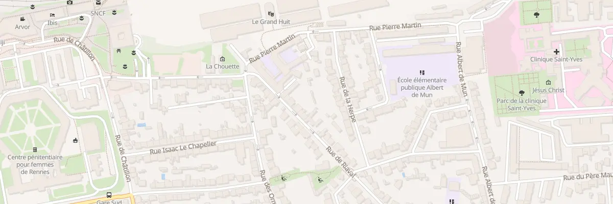 Plan du 9 Rue de Riaval à Rennes